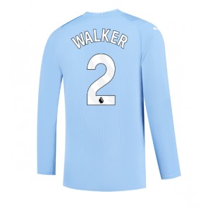 Maillot de foot Manchester City Kyle Walker #2 Domicile 2023-24 Manche Longue